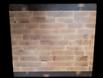 Maple & Walnut end grain cutting board