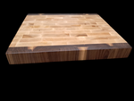 Maple & Walnut end grain cutting board