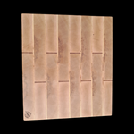 Hard Maple and Turkey Oak Brick Pattern End Grain Cutting Board